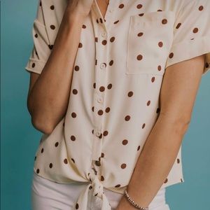 Roolee Finsen Polka Dot Top